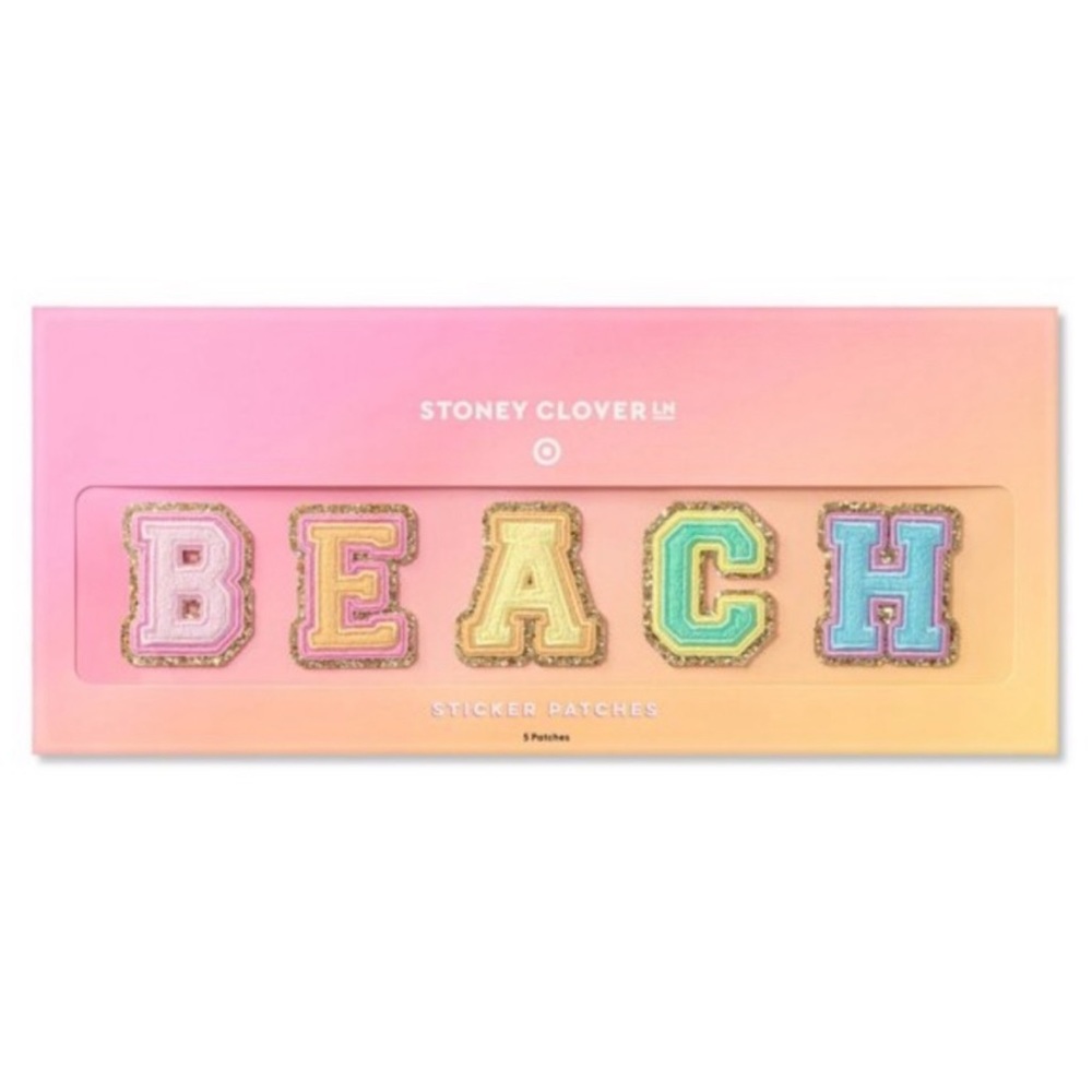 NWT, Stoney Clover x Target “Beach” patches, sold out collab, ships w/in 24 hrs